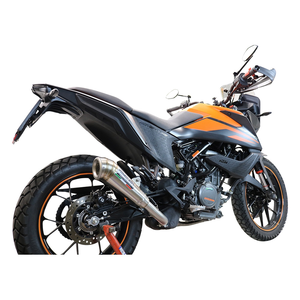 Escape compatível com Ktm Adventure 390 2020-2020, Powercone Evo, Escape legal, homologado, silenciador com db killer removível e tubo de ligação específico 
