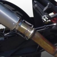 Escape compatível com Ktm Lc 8 Adventure 1050 2015-2016, Dual Poppy, Escape legal, homologado, silenciador com db killer removível e tubo de ligação específico 