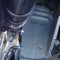 Escape compatível com Husqvarna TE 610 E - SM 610 2005-2006, Furore Nero, Escape legal, aprovado, com db killer removível, tubo de conexão e conversor catalítico 