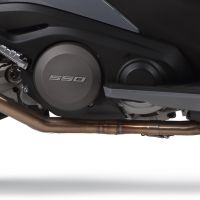 Escape compatível com Kymco Ak 550 2017-2020, M3 Inox , Escape racing linha completa, silencioso mais coletor com dbkiller, não homologado 