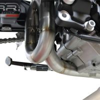 Escape compatível com Aprilia Shiver 900 2017-2020, Decatalizzatore, Sistema racing Sistema de tubo para eliminar o catalisador 