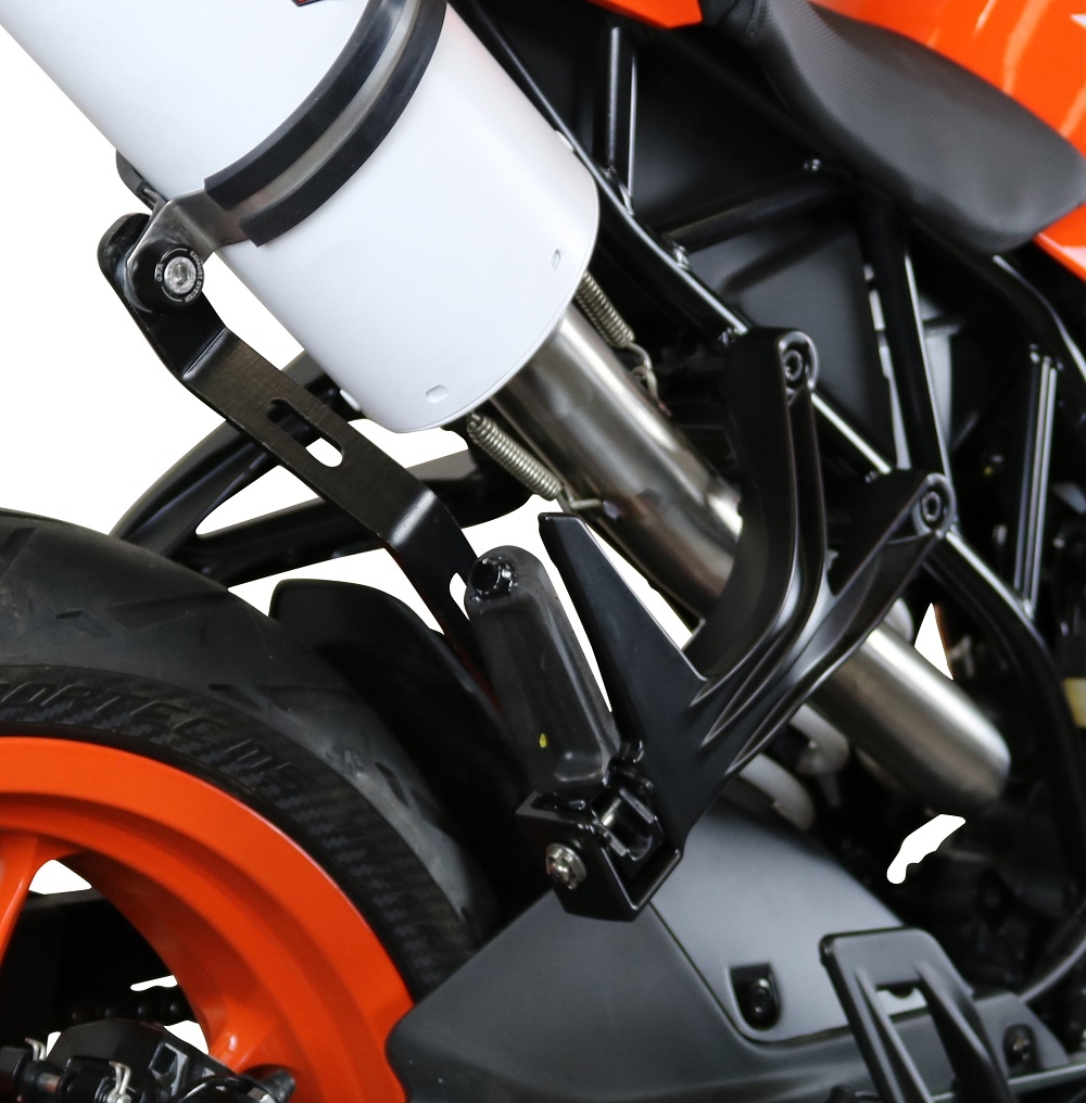 Escape compatível com Ktm Rc 125 2017-2020, Albus Evo4, Escape legal, aprovado, com db killer removível, tubo de conexão e conversor catalítico 