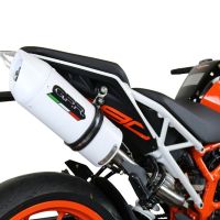 Escape compatível com Ktm Rc 390 2017-2020, Albus Evo4, Escape legal, aprovado, com db killer removível, tubo de conexão e conversor catalítico 