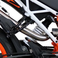 Escape compatível com Ktm Duke 250 2017-2020, Furore Evo4 Nero, Escape legal, homologado, silenciador com catalisador, db killer removível e tubo de ligação específico 