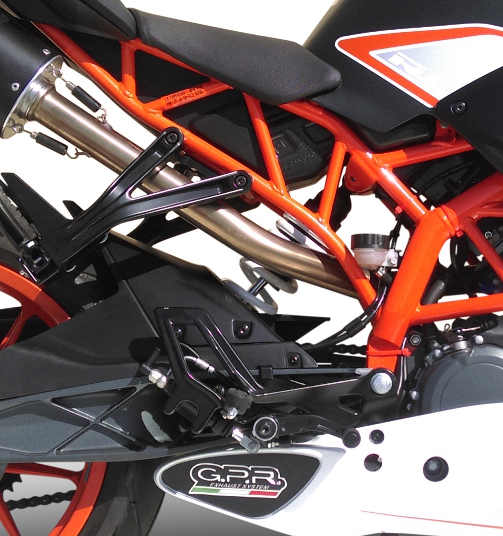 Escape compatível com Ktm Rc 125 2021-2024, Decatalizzatore, Sistema racing Sistema de tubo para eliminar o catalisador 