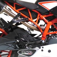 Escape compatível com Ktm Rc 125 2021-2024, Decatalizzatore, Sistema racing Sistema de tubo para eliminar o catalisador 