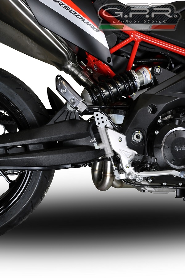 Escape compatível com Aprilia Dorsoduro 750 2008-2016, Decatalizzatore, Sistema racing Sistema de tubo para eliminar o catalisador 