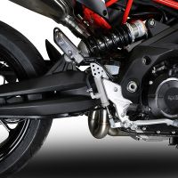 Escape compatível com Aprilia Dorsoduro 750 2008-2016, Decatalizzatore, Sistema racing Sistema de tubo para eliminar o catalisador 