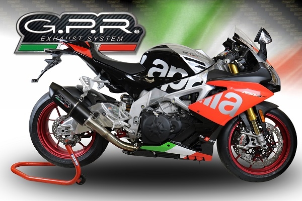 Escape compatível com Aprilia Tuono 1100 V4 Rr 2017-2020, Furore Nero, Escape legal, homologado, silenciador com catalisador, db killer removível e tubo de ligação específico 
