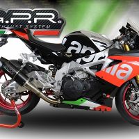 Escape compatível com Aprilia Tuono 1100 V4 Rr 2017-2020, Furore Nero, Escape legal, homologado, silenciador com catalisador, db killer removível e tubo de ligação específico 