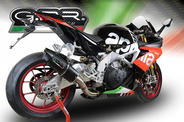 Escape compatível com Aprilia Tuono 1100 V4 Rr 2017-2020, Furore Nero, Escape legal, homologado, silenciador com catalisador, db killer removível e tubo de ligação específico 