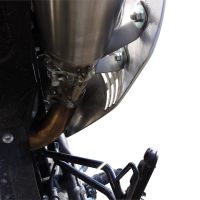 Escape compatível com Husqvarna TE 630 E - SMS 630 - Smr 630 2010-2014, Albus Ceramic, Par de terminais de exaustão aprovados, com db killer removível, catalisadores e tubo de conexão específico 