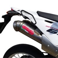 Escape compatível com Husqvarna TE 630 E - SMS 630 - Smr 630 2010-2014, Powercone Evo, Par de terminais de exaustão aprovados, com db killer removível, catalisadores e tubo de conexão específico 