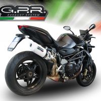 Escape compatível com Mv Agusta Brutale 750 S 2000-2006, Albus Ceramic, Escape legal, homologado, silenciador com db killer removível e tubo de ligação específico 