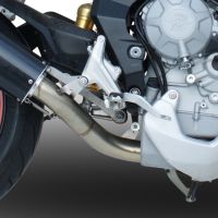 Escape compatível com Mv Agusta Rivale - Stradale 800 2014-2016, Albus Ceramic, Escape legal, homologado, silenciador com db killer removível e tubo de ligação específico 