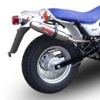 Escape compatível com Suzuki Rv 125 Van Van 2003-2017, Deeptone Inox, Escape legal, aprovado, com db killer removível, tubo de conexão e conversor catalítico 
