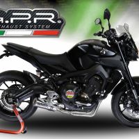 Escape compatível com Yamaha Mt-09 2021-2023, M3 Inox , Escape racing linha completa, silencioso mais coletor com dbkiller, não homologado 