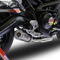 Escape compatível com Yamaha Mt-09 2021-2023, M3 Inox , Escape racing linha completa, silencioso mais coletor com dbkiller, não homologado 