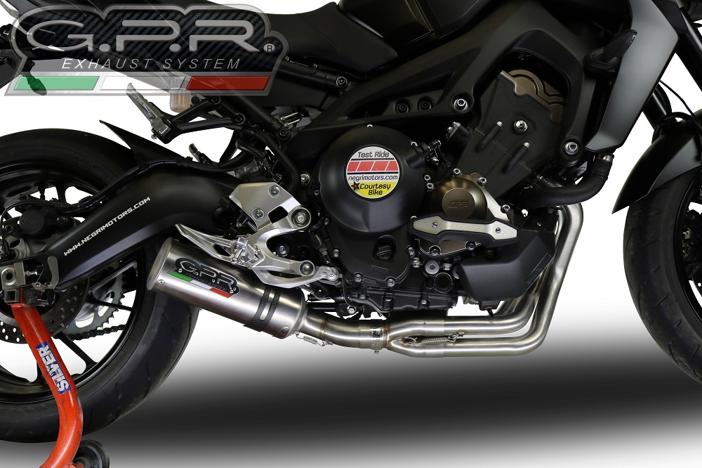 Escape compatível com Yamaha Mt-09 2021-2023, M3 Inox , Escape racing linha completa, silencioso mais coletor com dbkiller, não homologado 