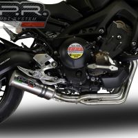 Escape compatível com Yamaha Mt-09 2021-2023, M3 Inox , Escape racing linha completa, silencioso mais coletor com dbkiller, não homologado 