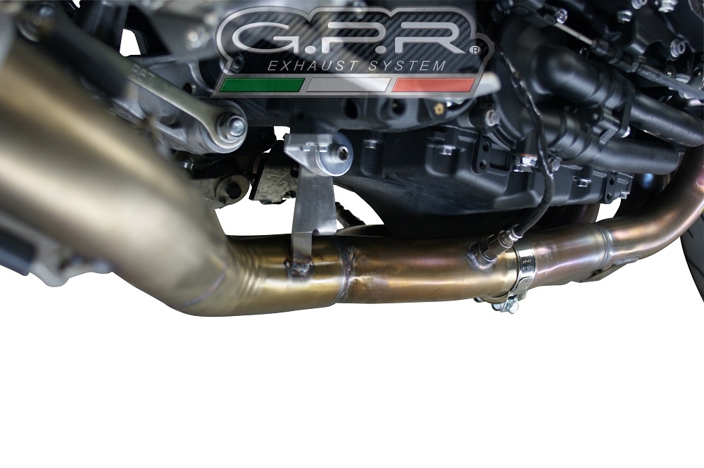 Escape compatível com Yamaha Mt-10 2016-2024, M3 Inox , Sistema racing semi-completo, escape com tubos de ligação, artigo sem homologação 