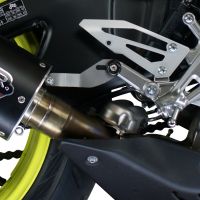 Escape compatível com Yamaha Mt-10 2016-2024, M3 Poppy , Escape legal, homologado, silenciador com db killer removível e tubo de ligação específico 