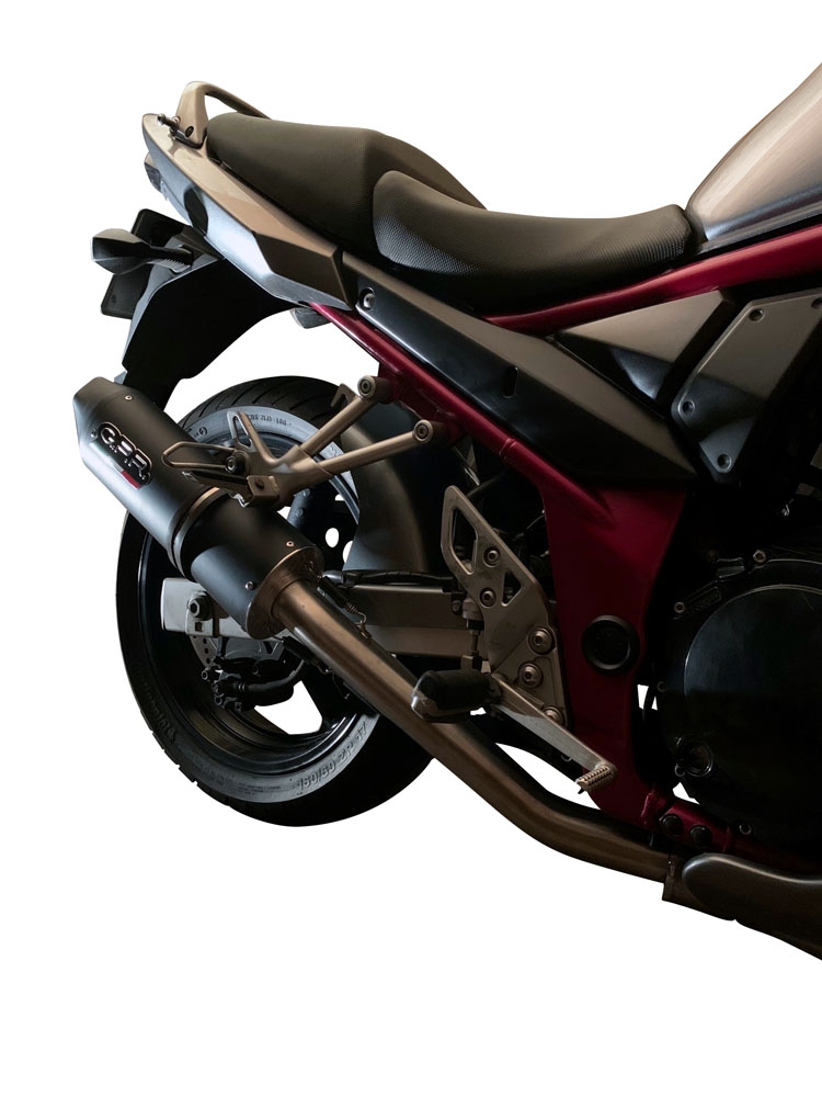Escape compatível com Suzuki Gsf 600 Bandit - S 1995-2005, Furore Poppy, Escape legal, homologado, silenciador com db killer removível e tubo de ligação específico 