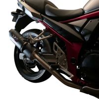 Escape compatível com Suzuki Gsf 600 Bandit - S 1995-2005, Furore Poppy, Escape legal, homologado, silenciador com db killer removível e tubo de ligação específico 