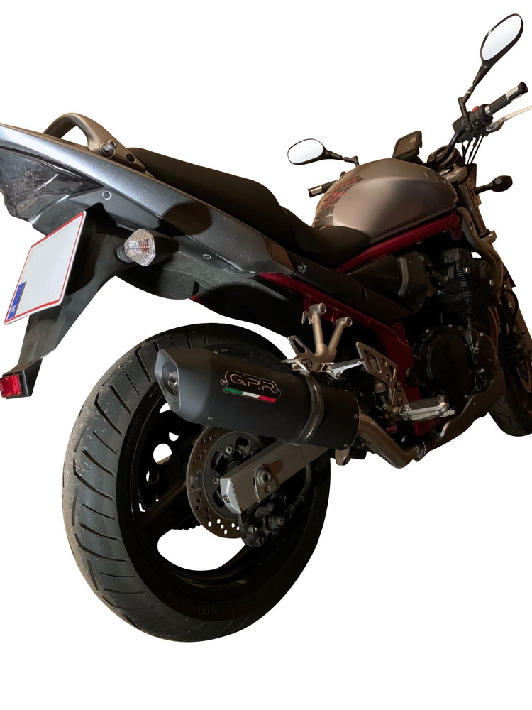 Escape compatível com Suzuki Gsf 650 Bandit - S 2005-2006, Furore Nero, Escape legal, aprovado, com db killer removível, tubo de conexão e conversor catalítico 
