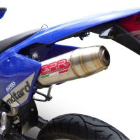Escape compatível com Beta RR 125 Enduro Ac 4t 2005-2009, Deeptone Inox, Escape legal, homologado, silenciador com db killer removível e tubo de ligação específico 