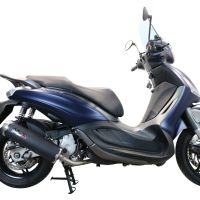 Escape compatível com Piaggio Beverly 350 2016-2020, Evo4 Road, Sistema homologado com catalisador linha completa, silencioso mais coletor 