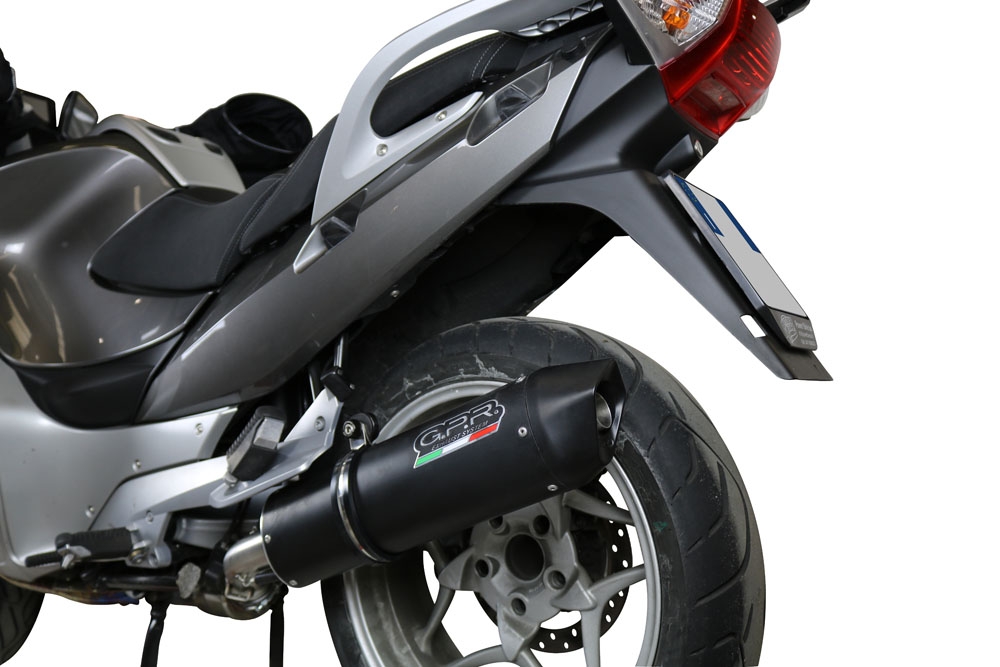 Escape compatível com Bmw R 1200 R 2011-2014, Furore Nero, Escape legal, homologado, silenciador com db killer removível e tubo de ligação específico 