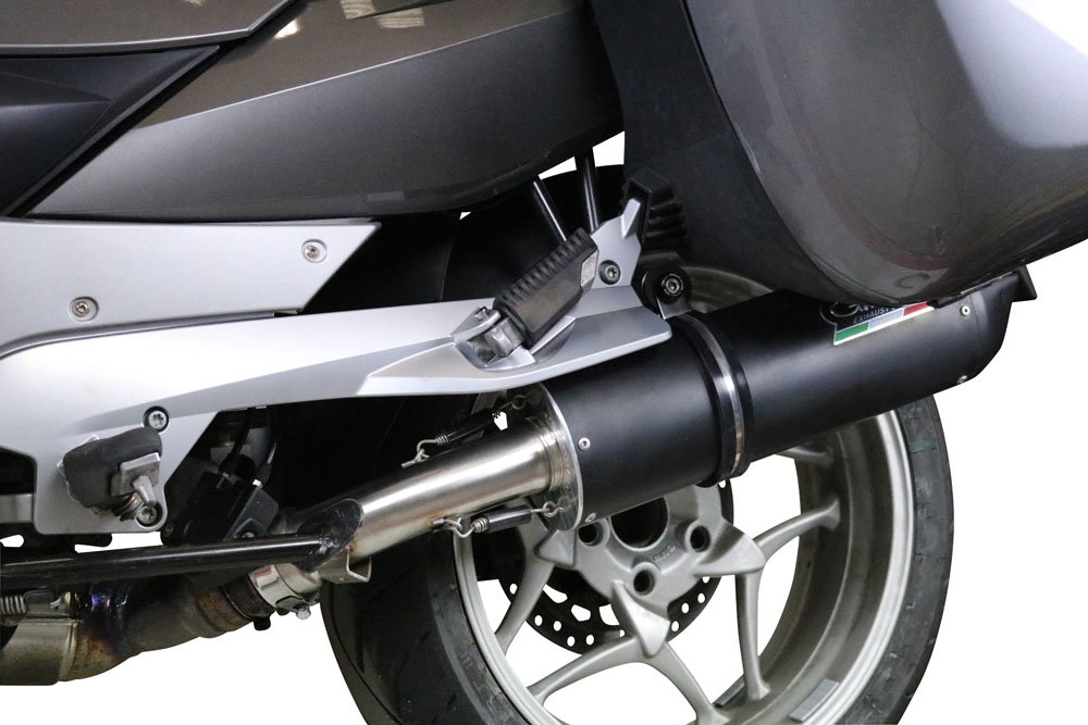 Escape compatível com Bmw R 1200 R 2011-2014, Furore Nero, Escape legal, homologado, silenciador com db killer removível e tubo de ligação específico 