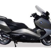 Escape compatível com Bmw C 650 Gt 2012-2015, Gpe Ann. titanium, Escape legal, homologado, silenciador com db killer removível e tubo de ligação específico 