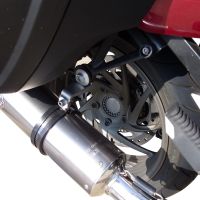 GPR escape compatível com  Bmw K 1600 Gt 2010-2016, New Grand Prix Evo Poppy, Par de silenciosos de escape homologadas, com db killer removível e tubos de ligação específicos 