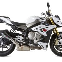 Escape compatível com Bmw S 1000 R -M 2014-2016, Gpe Ann. Poppy, Escape legal, homologado, silenciador com db killer removível e tubo de ligação específico 