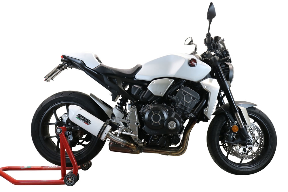 Escape compatível com Honda Cb 1000 R 2021-2024, Albus Evo4, Escape legal, homologado, silenciador com db killer removível e tubo de ligação específico 