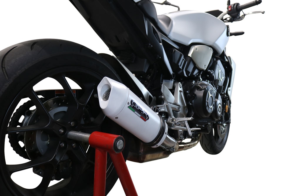 Escape compatível com Honda Cb 1000 R 2021-2024, Albus Evo4, Escape legal, homologado, silenciador com db killer removível e tubo de ligação específico 
