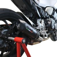 Escape compatível com Honda Cb 1000 R 2021-2024, Furore Evo4 Nero, Escape legal, homologado, silenciador com db killer removível e tubo de ligação específico 