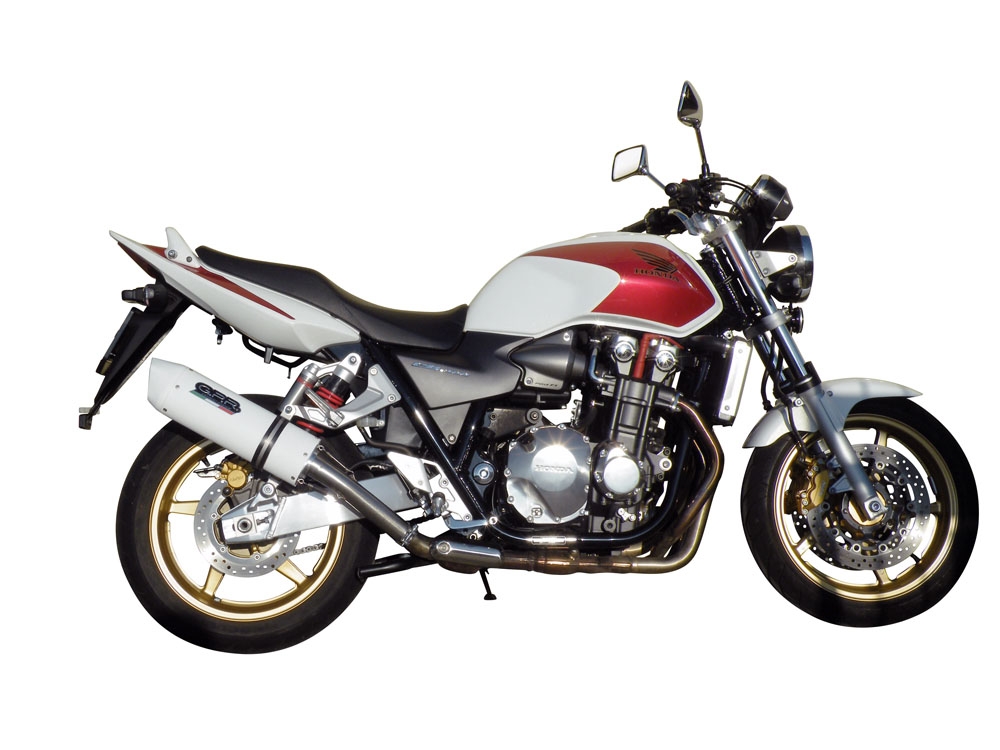 Escape compatível com Honda Cb 1300 2003-2012, Albus Ceramic, Escape legal, homologado, silenciador com db killer removível e tubo de ligação específico 