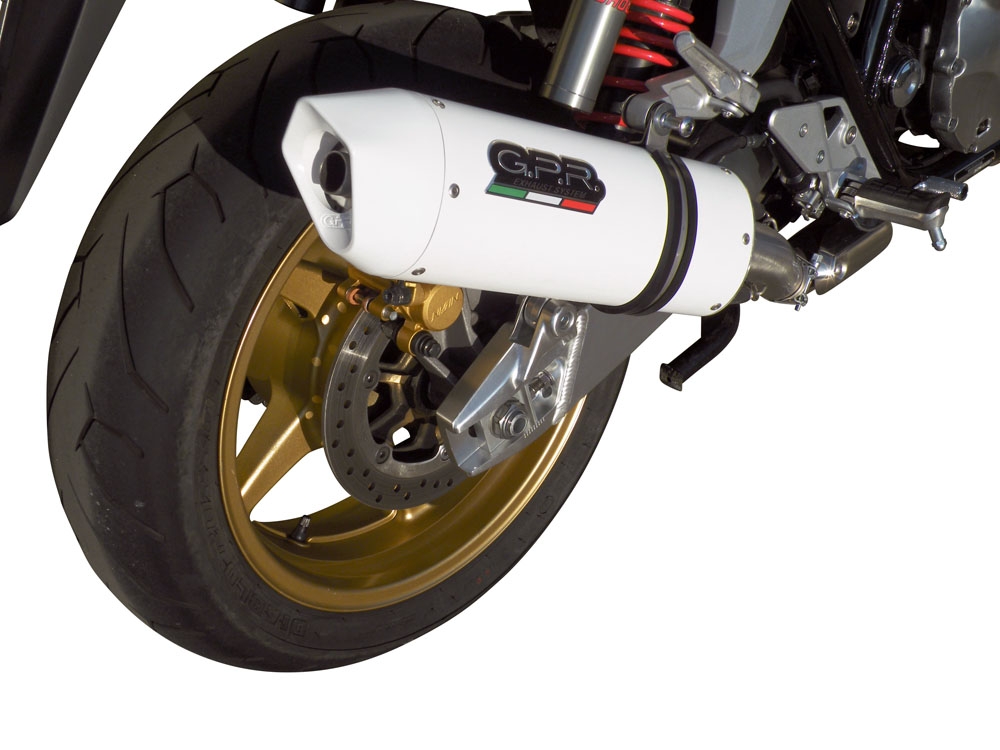 Escape compatível com Honda Cb 1300 2003-2012, Albus Ceramic, Escape legal, homologado, silenciador com db killer removível e tubo de ligação específico 