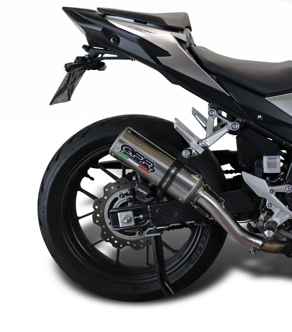 Escape compatível com Honda Cb 500 X 2016-2018, M3 Inox , Escape legal, homologado, silenciador com db killer removível e tubo de ligação específico 