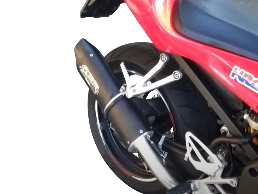Escape compatível com Honda Cbf 500 2004-2007, Furore Nero, Escape legal, homologado, silenciador com catalisador, db killer removível e tubo de ligação específico 