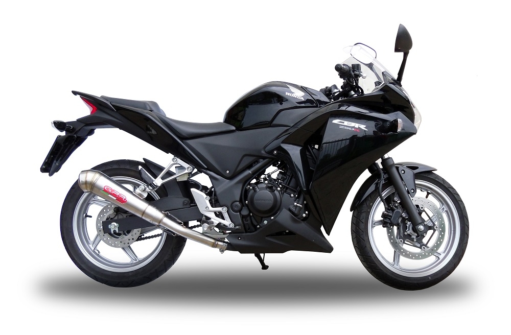 Escape compatível com Honda Cbr 250 R 2010-2014, Powercone Evo, Escape legal, aprovado, com db killer removível, tubo de conexão e conversor catalítico 