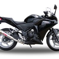 Escape compatível com Honda Cbr 250 R 2010-2014, Powercone Evo, Escape legal, aprovado, com db killer removível, tubo de conexão e conversor catalítico 