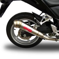 Escape compatível com Honda Cbr 250 R 2010-2014, Powercone Evo, Escape legal, aprovado, com db killer removível, tubo de conexão e conversor catalítico 