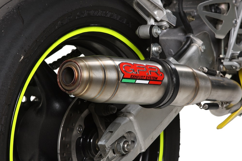 Escape compatível com Honda Cbr 600 F - Sport 2001-2007, Deeptone Inox, Escape legal, homologado, silenciador com catalisador, db killer removível e tubo de ligação específico 