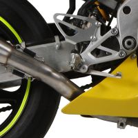 Escape compatível com Honda Cbr 600 F - Sport 2001-2007, M3 Titanium Natural, Escape legal, homologado, silenciador com db killer removível e tubo de ligação específico 