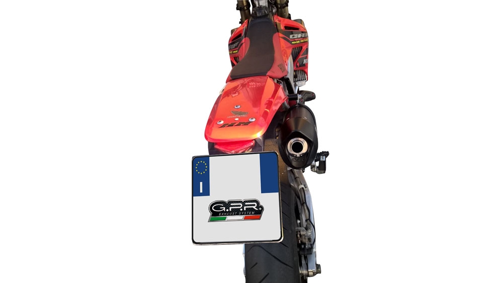 Escape compatível com Honda Crf 450 R-RX 2001-2002, Furore Nero, Escape legal, homologado, silenciador com db killer removível e tubo de ligação específico 