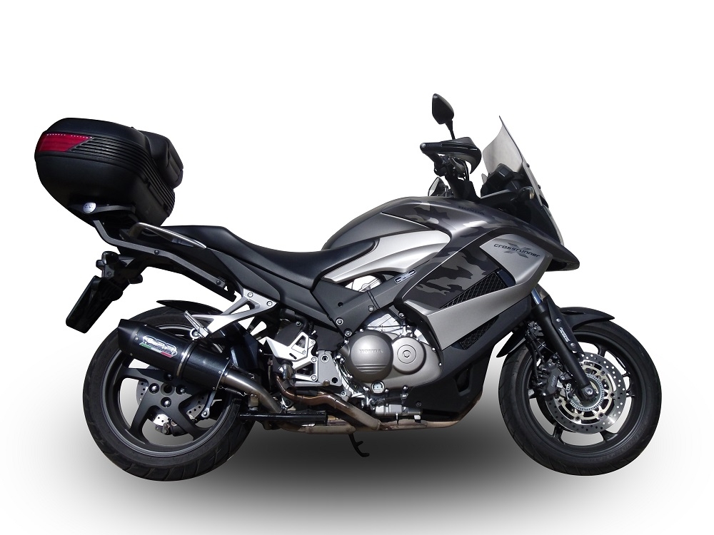 Escape compatível com Honda Crossrunner 800 Vfr 800 X 2011-2014, Furore Nero, Escape legal, homologado, silenciador com db killer removível e tubo de ligação específico 